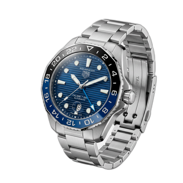 Relógio TAG Heuer Aquaracer 300 GMT Azul/Preto